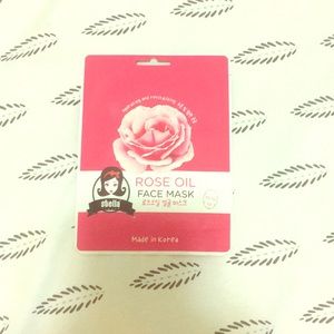 Rose oil face mask/ facial sheet